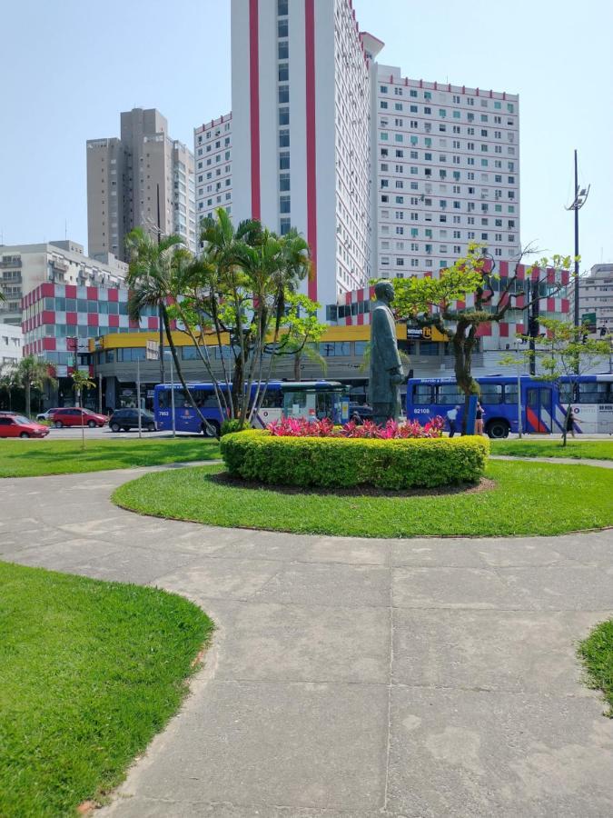 Apto Em Santos, Condominio Frente Ao Mar, Garagem, Internet 250Mb, Wifi E Netflix Gratis, Smart Tv, 1 Dorm Santos  Dış mekan fotoğraf