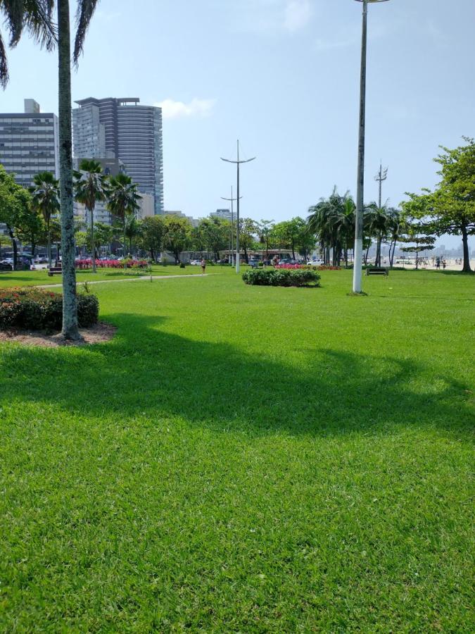 Apto Em Santos, Condominio Frente Ao Mar, Garagem, Internet 250Mb, Wifi E Netflix Gratis, Smart Tv, 1 Dorm Santos  Dış mekan fotoğraf