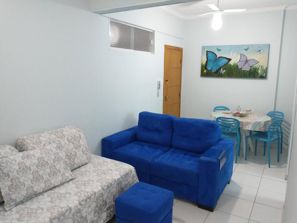 Apto Em Santos, Condominio Frente Ao Mar, Garagem, Internet 250Mb, Wifi E Netflix Gratis, Smart Tv, 1 Dorm Santos  Dış mekan fotoğraf