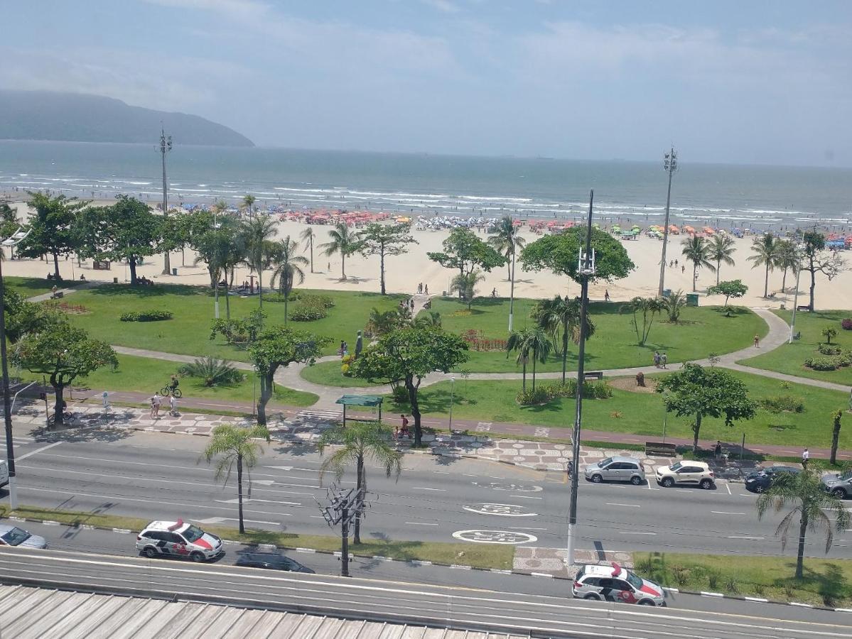 Apto Em Santos, Condominio Frente Ao Mar, Garagem, Internet 250Mb, Wifi E Netflix Gratis, Smart Tv, 1 Dorm Santos  Dış mekan fotoğraf